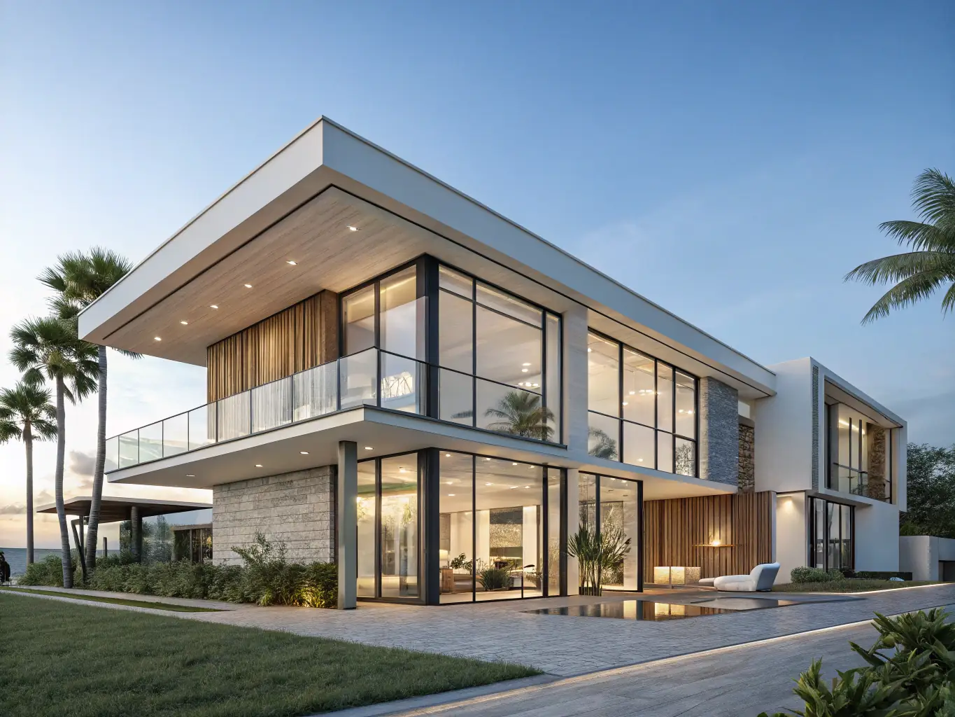 A visually appealing image of a modern apartment building, representing real estate investment and passive rental income.
